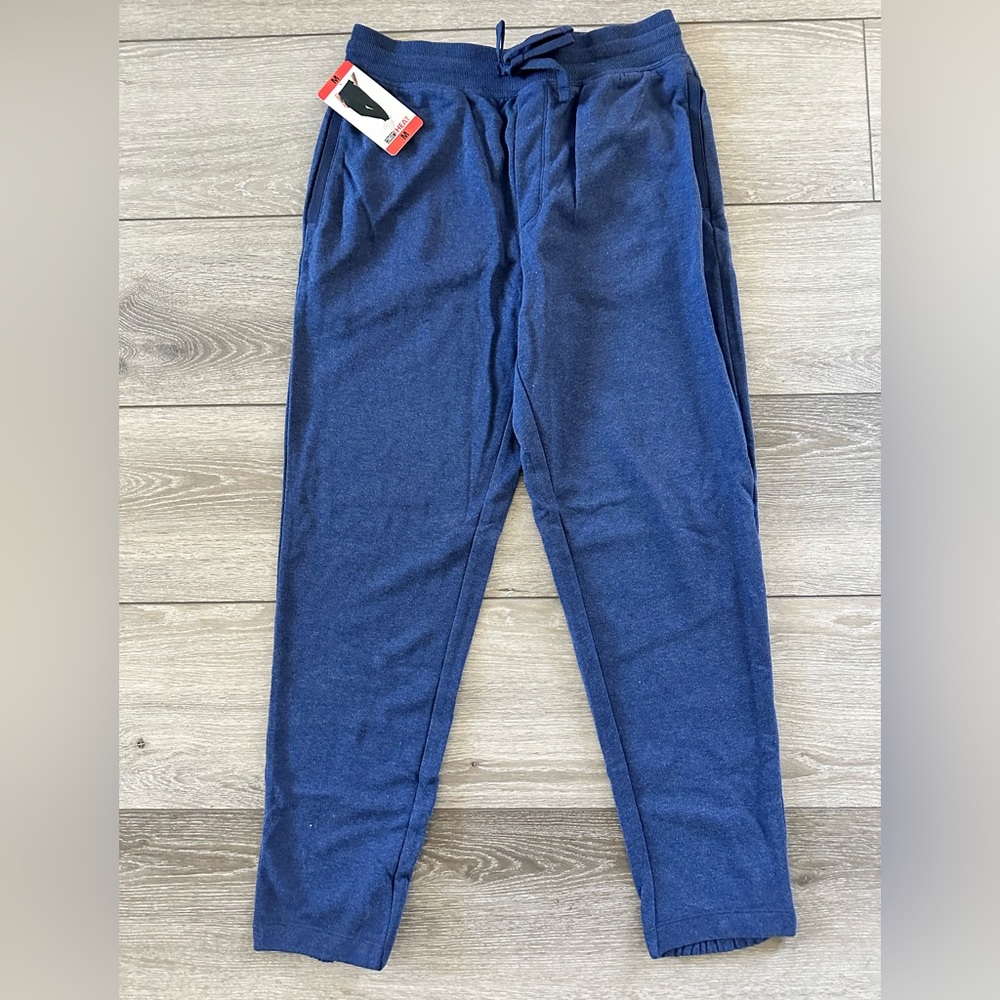 32 Degrees Men’s French Terry Jogger, Blue, Medium